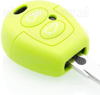 Autosleutel Hoesje geschikt voor Ford - SleutelCover - Silicone Autosleutel Cover - Sleutelhoesje Lime groen