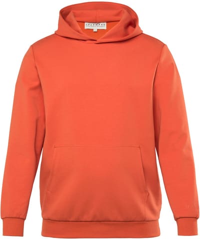 JP 1880 - Heren - Hoodie duurzaam gerecycled polyester - Pompoen - Maat 3XL