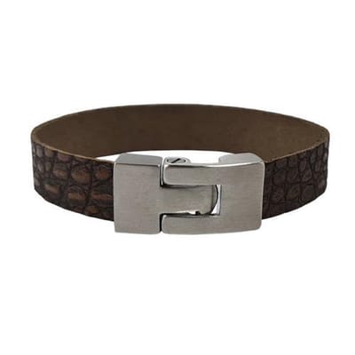 As armband Brown Croco - 16cm