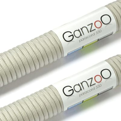 2-delige Set Universeel Survivaltouw Paracord Nylon Kernmanteltouw 550 LBS 62 Meter