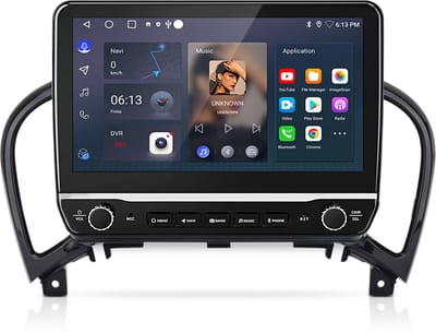 Junsun Android 15 Autoradio Geschikt Voor Nissan Juke J15 2010-2019 Accessoires, 2GB+64GB, Draadloze CarPlay, DAB+, GPS-Navigatie, Bluetooth, 10.1-inch Touchscreen, DSP, Quad-core processor