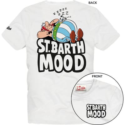 mc2 saint barth T-shirt met voor- en achterprint PRL0002-04398L