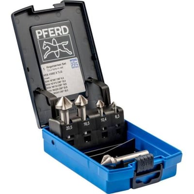 PFERD TOOLS SET KES HSSE DIN 335 C90° 5 25202156 Kegelverzinkboorset 6.3 mm, 10.4 mm, 16.5 mm, 20.5 mm, 25 mm HSS 1 stuk(s)