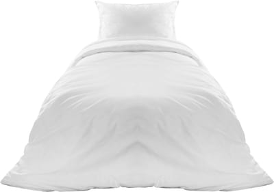 Homéé hotel dekbedovertrekset 20A eenpersoons 140x200/220 cm 100% Katoen 140g. m2 wit