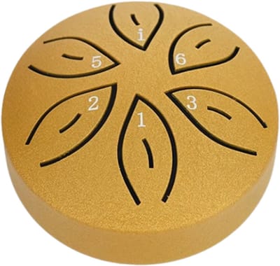Nivard Handpan - Tongue Drum - Steel - Regen - Klankschaal - Goud