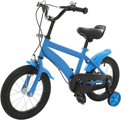 Kinderfiets - Loopfiets Trainingsfiets - Leren Fietsen - In Hoogte Verstelbaar - 14 inch - Blauw
