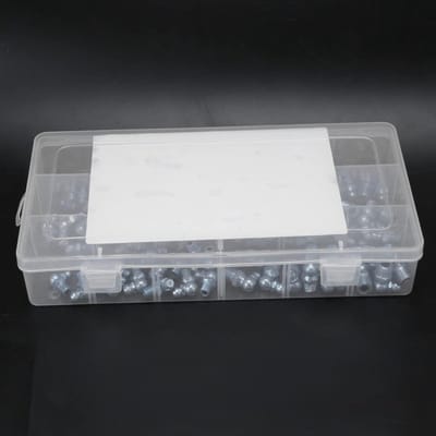 Dailygoods- Vetspuit 110 Stks - Vetnippel Set - Hoge Temperatuur Bestand - Slijtvast - Zink-Ijzer Constructie - Geschikt voor Automotoren