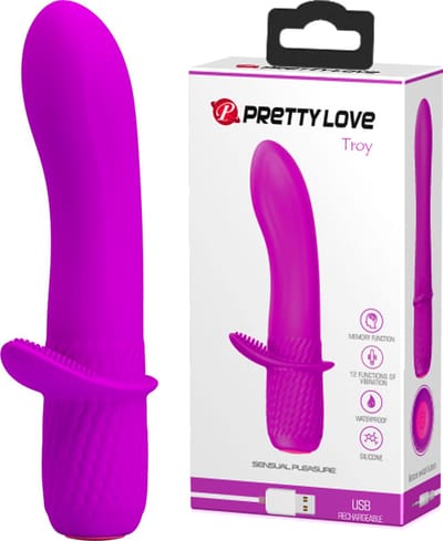 PRETTY LOVE - Troy, 12 vibratie standen met geheugenfunctie