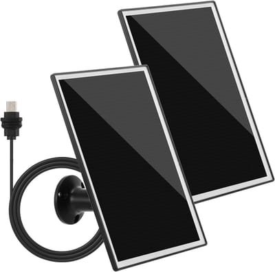 Zonnepaneel Set - Zonne-energie Paneel - Energie Opwekken - 360 Graden Rotatie - 2 Stuks