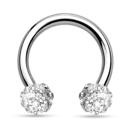 Piercing horseshoe ferido 1.2x8 - zilver - LMPiercings