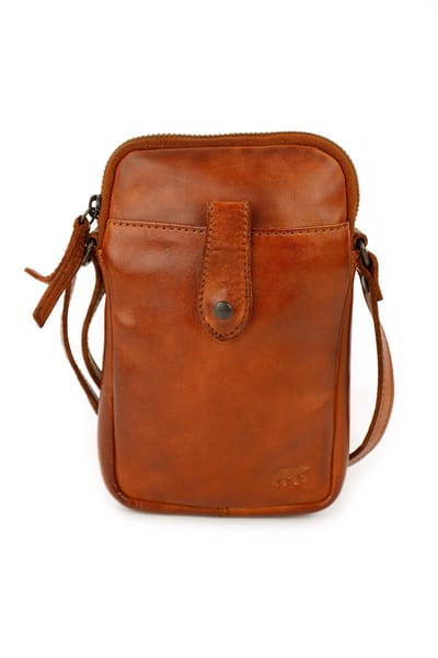 Bear Design Sev Telefoontasje - Cognac