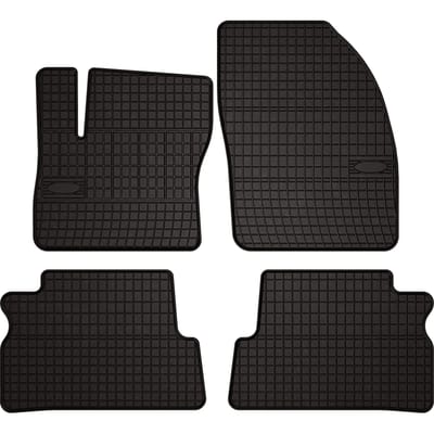 Wielganizator SolidPRO Serie - Rubberen Autovloermatten - Ford C-MAX MK1 - 2003-2010 - Zwart