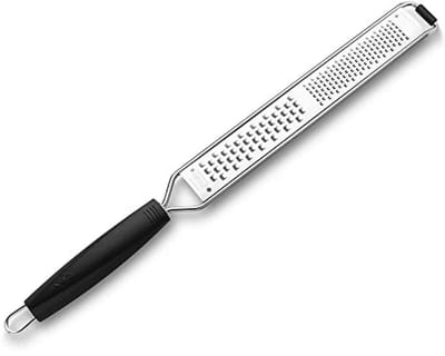 Roestvrij Stalen Rasp - Zilver/Zwart, 20 x 15 x 10 cm