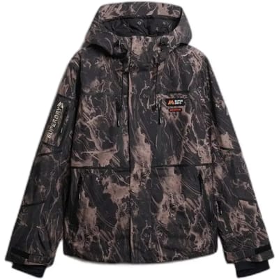 Superdry Ms110190a Softshelljack Zwart S Man