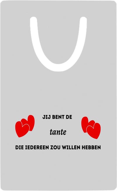 Hacebo® - jij bent de tante die iedereen zou willen hebben metalen boekenlegger - Tante - geweldige tante - liefste tante - verjaardag - cadeau - kado - bedankje - geschenk Bladwijzer boekenleggers - 7.6 cm x 5cm
