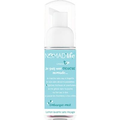 Make-up remover &amp; Gezichtsreiniger Nomad'life Unisex Reinigende Lotion zonder Spoelen Embarque-Moi!
