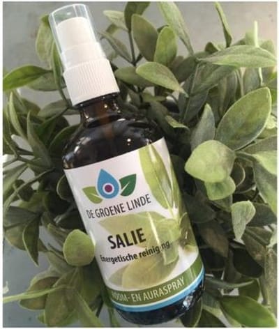 Auraspray (en roomspray) 'Salie', De Groene Linde, 100 ml