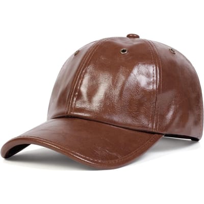Unisex Koperen Gesp Geperforeerd PU Leer Baseballpetten Lente En Herfst Buiten Verstelbaar Casual Petten Zonwerende Pet Sportpet gray