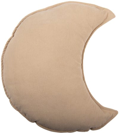 Clayre & Eef Sierkussen Maan 45x5x40 cm Beige Polyester