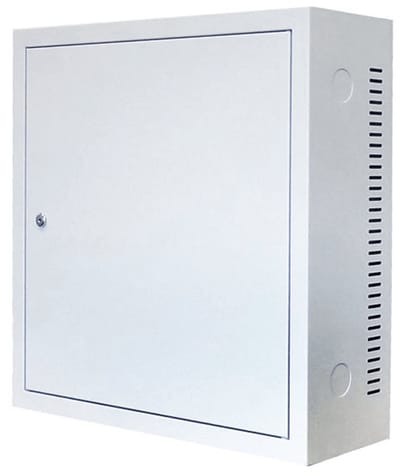 DSIT 3U wandkast met metalen deur 185mm diep wit - serverbehuizing - serverrack - serverkast - 19 inch