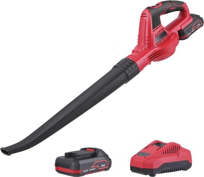 Accubladblazer 20V lithium-ion 190 km/u - Draadloze bladblazer voor bladeren, sneeuw en tuin onderhoud