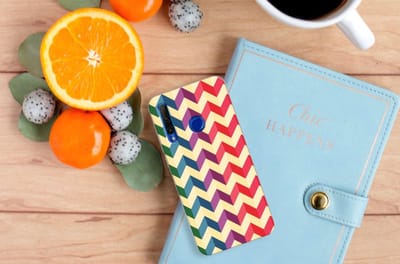 Honor 20 Lite TPU bumper Zigzag Multi Color
