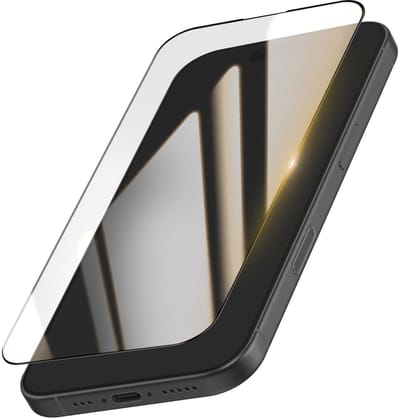 Tactical, Screenprotector geschikt voor iPhone 17 - Tempered Glass & Anti-Shock, Transparant zwart
