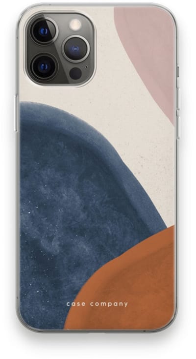 Case Company® - Hoesje geschikt voor iPhone 12 Pro Max hoesje - Geo #1 - Soft Cover Telefoonhoesje - Bescherming aan alle Kanten en Schermrand
