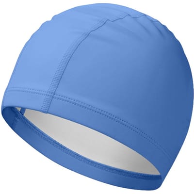 Zwemkap Zacht Comfortabel Waterdicht Hoge Elasticiteit Universeel PU Zwemkap voor Volwassenen Blauw gray