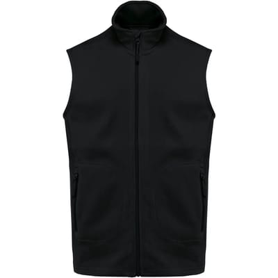 Kariban Ecologische uniseks bodywarmer van microfleece K9120 - Black - L