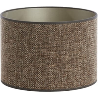 Light - Living Lampenkap Saverna - Stof - Bruin - 30 x 21 x 30 cm (BxHxD)