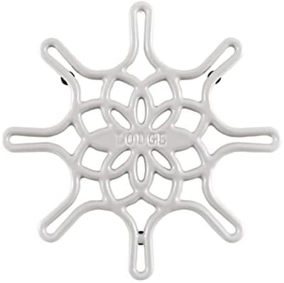 Emailleren Gietijzeren Koekenpan Trivet - 8 Inch - Oesterkleur