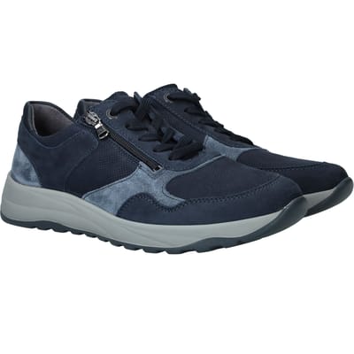 Heren Sneakers Waldlaufer Tom 662001-405-537 K Jeansblauw - Maat 41