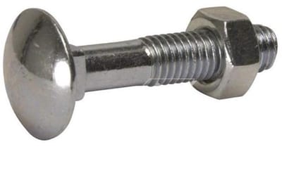 Slotbouten Verzinkt 10X 50 Din 603/555 - 100 stuks