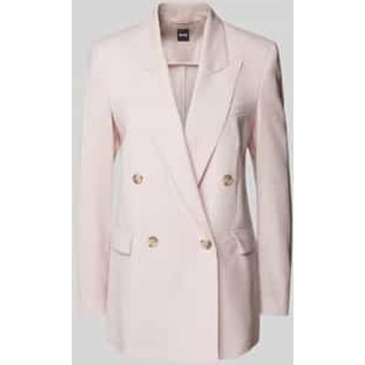 Blazer met paspelzak op de borst