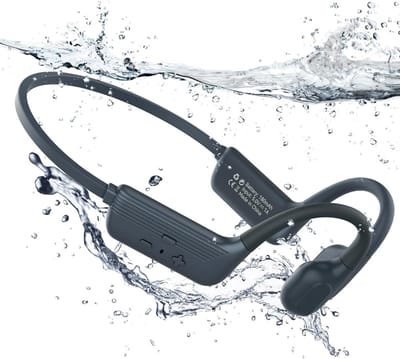 White-Label® Bone Conduction Headphone - Koptelefoon voor Activiteiten - Draadloos - Bleutooth -Zwart