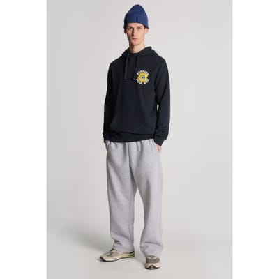Lyle & Scott Sunnies Pool Bar Graphic Pullover Hoodie Dark Navy Taglia: XS | Felpe con cappuccio Outlet | Uomo | Blu