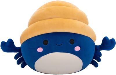 Squishmallows - Lenore - Navy and Tan Hermit Crab - 19cm pluche