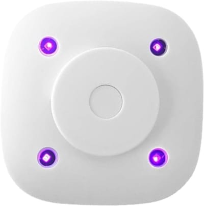 Toiletverlichting Bewegingssensor - WC Lamp - Nachtelijke Verlichting - Zelfreinigende Functie - 9x9x3.4 cm - Wit