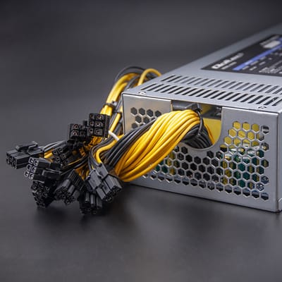 Qoltec PCI-E-voeding 1850W |   80 Plus Platina |   Data mining