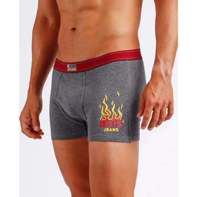 Geprinte stretch katoenen boxer Lois Rocks (x2)