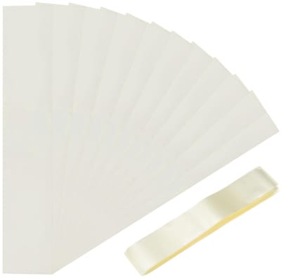 Dailygoods- Krimpbanden 1000 Stuks - 153 x 28 mm - Transparant PVC - Perforaties - Veiligheidszegels - Schokbestendig - Verpakkingsbanden