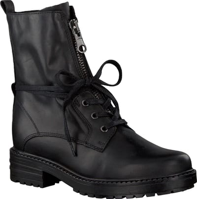 Omoda R10881 Veterboots - Laarzen Met Veters - Dames - Zwart - Maat 36