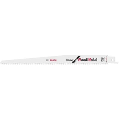 Bosch Accessories 2608656261 Reciprozaagblad S 1111 DF Heavy for Wood and Metal, verpakking van 5 stuks Zaagbladlengte 225 mm 5 stuk(s)