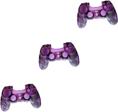 Gamepad Covers - Controller Skins - Spel Beschermen - Volledige Bescherming - 3 Stuks - Camouflage Paars