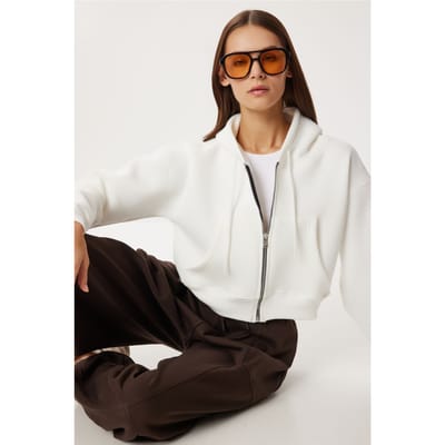 Capuchon Rits Ontspannen Sweatshirt