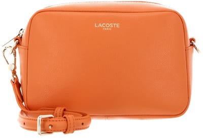 LACOSTE schoudertas Champs-Élysées Crossover Bag Blossom abrikoos