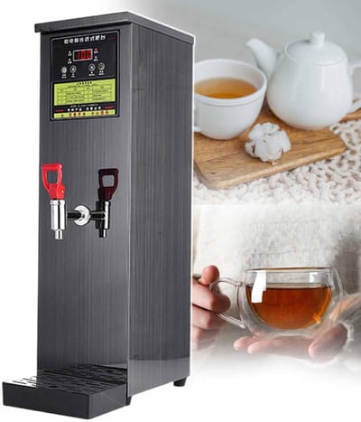 Warmwaterdispenser - Heetwaterkraan Boiler - Professioneel Gebruik - Instelbare Temperatuur - 190x355x620 mm - Zwart