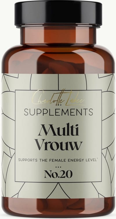 Multi Vrouw Multivitamine voor vrouwen | 60 capsules | Supplement voor Energie & Hormoonbalans | CL Health by Charlotte Labee