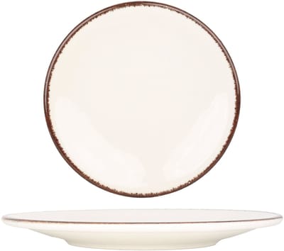 Kütahya Porselen Dinerbord - Atlantis - Porselein - 27 cm - set van 6